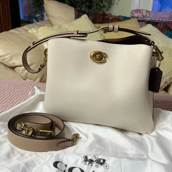 Coach Willow Leather Colorblock - Picture 1 of 12